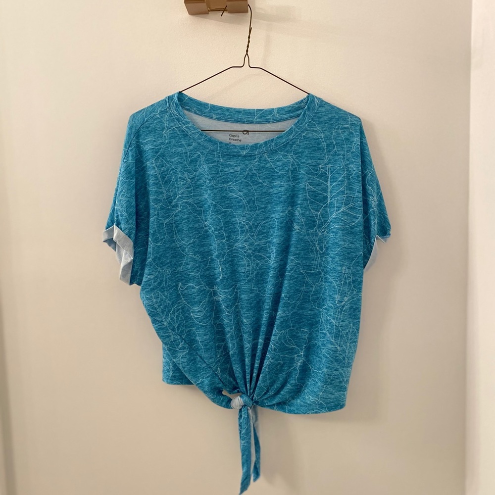 GapFit Breathe Dolman Sleeve Tie T-Shirt